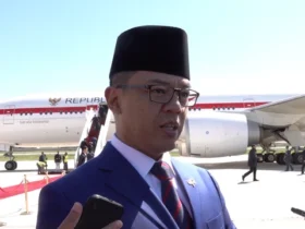 Menteri Luar Negeri Sugiono menyampaikan bahwa Yordania berkomitmen dan siap mendukung pengiriman pasukan Indonesia untuk menjaga perdamaian di Gaza, Palestina. Foto: Dok. Bakom RI.