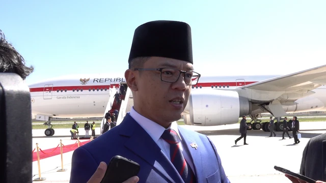 Menteri Luar Negeri Sugiono menyampaikan bahwa Yordania berkomitmen dan siap mendukung pengiriman pasukan Indonesia untuk menjaga perdamaian di Gaza, Palestina. Foto: Dok. Bakom RI.