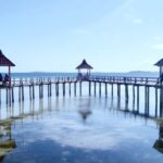 Pantai Ratu telah menjadi destinasi wisata setelah dikelola Pemerintah Desa Tenilo, Kecamatan Tilamuta, Kabupaten Boalemo. Tempat ini diviralkan oleh warganet di Instagram. Foto: Dok Banthayo.id.