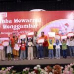Ribuan anak memadati Gedung Sumber Ria, Gorontalo, untuk mengikuti Lomba Mewarnai dan Menggambar yang digelar Alfamart bersama SGM Eksplor.