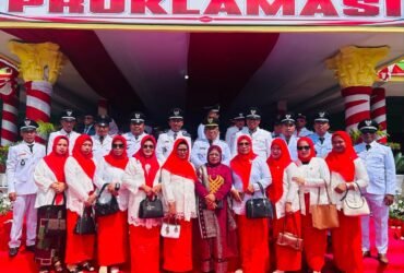 Kemerdekaan harus jadi energi untuk membangun desa. Kades Liyoto Imran Ahyar mengajak masyarakat memperkuat gotong royong, meningkatkan pelayanan, dan mengisi kemerdekaan melalui kerja nyata. Senin, (17/8). Foto: Dok istimewa.